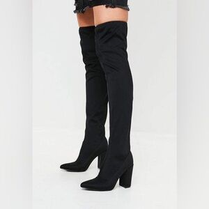over the knee point toe boots New never worn just tried on